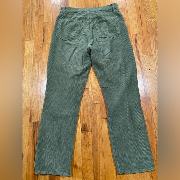 Reformation Cynthia Button Fly High Rise Straight Corduroy Pant - Picture 4 of 5